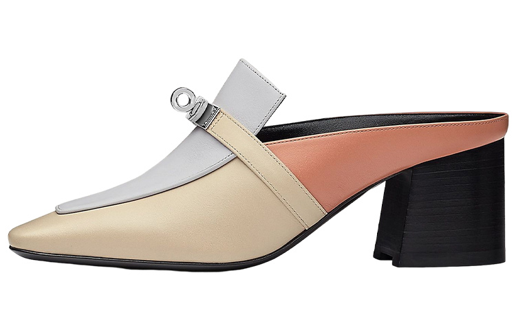 HERMES Blossom Wrap toe Slippers Women's Multicolor
