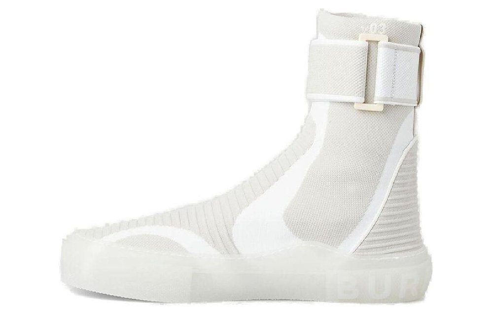Burberry Sub High-Top Sneaker Off White