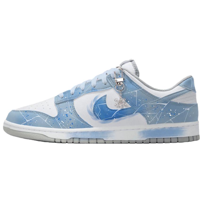 Nike Dunk Blue Amber Rupture Cushioning Abrasion Resistant Lightweight Low Top Skateboard Shoes Unisex Blue