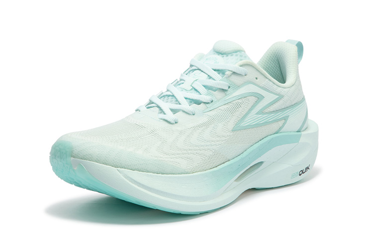 361° Fly 2ET Cushioning Anti-Slip Wear-Resistant Breathability Low-Top Running Shoes Unisex Misty Blue Yarn