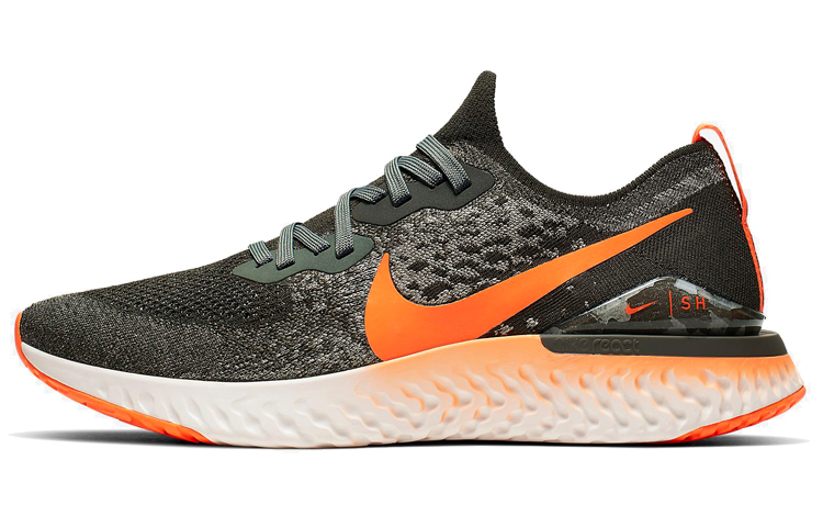 Nike Epic React Flyknit 2 'Black Orange'