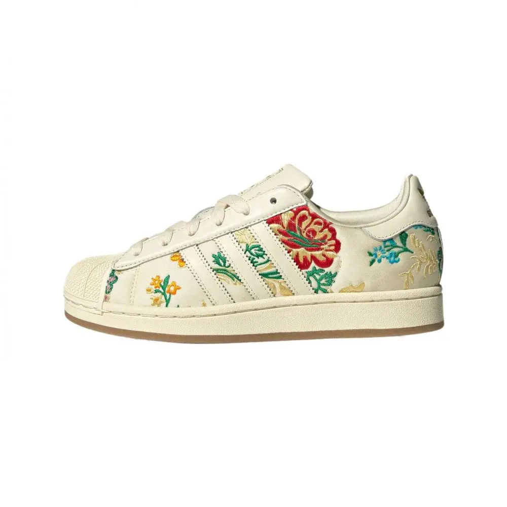 Adidas Originals Superstar 2 Low top Skateboard Shoes Women's Ivory