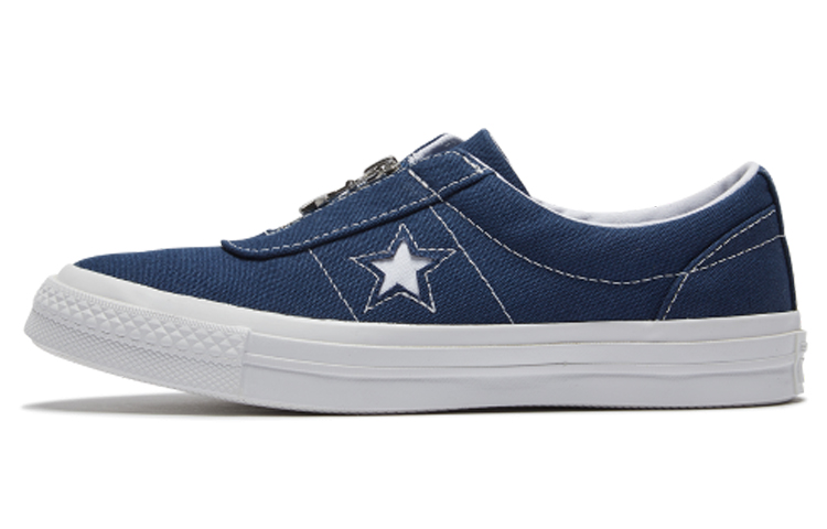 Converse One Star Navy Blue Zipper Women's