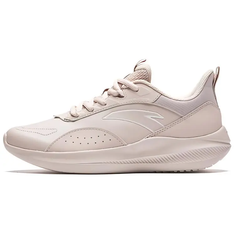 Anta Shock Absorbers Slip Resistant Abrasion Resistant Low top Running Shoes Women's Lotus Gray