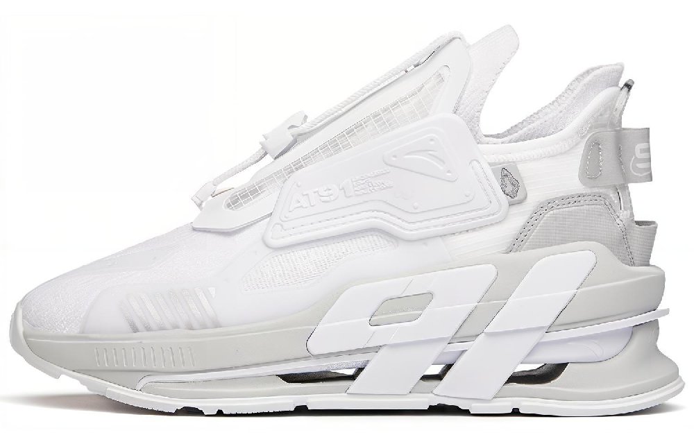 Anta AT91 Cushioned Slip-Resistant Low-Top Running Shoes Women's Anta White