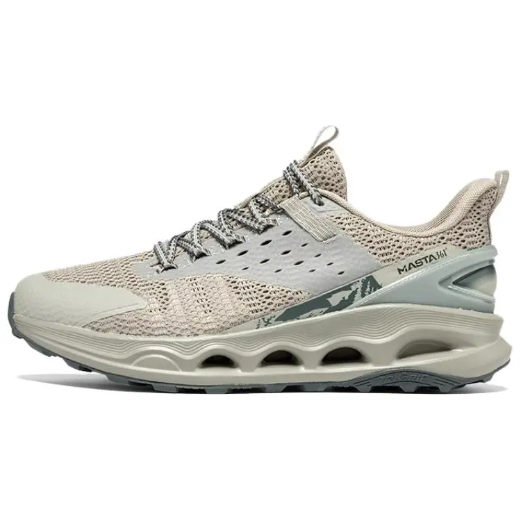 361° Abrasion Resistant Slip Resistant Low Top Hiking Shoes Men's Gray