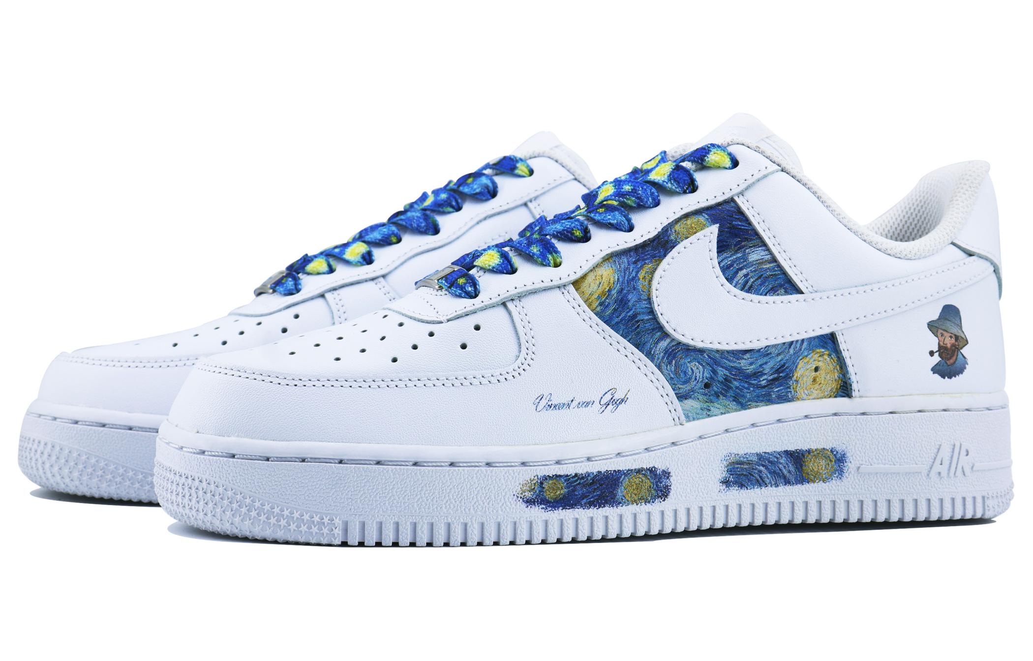 Nike Air Force 1 Starry Sky SDS Low Top Skateboard Shoes Men's White Blue купить в интернет-магазине Yoocart с быстрой доставкой по России.