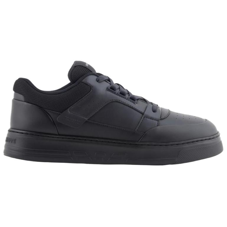 EMPORIO ARMANI Low top Skateboard Shoes Men's Black