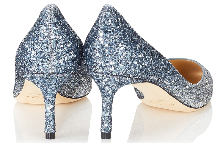 Jimmy Choo ROMY Slim Heel High Heels 6cm Women's Silver