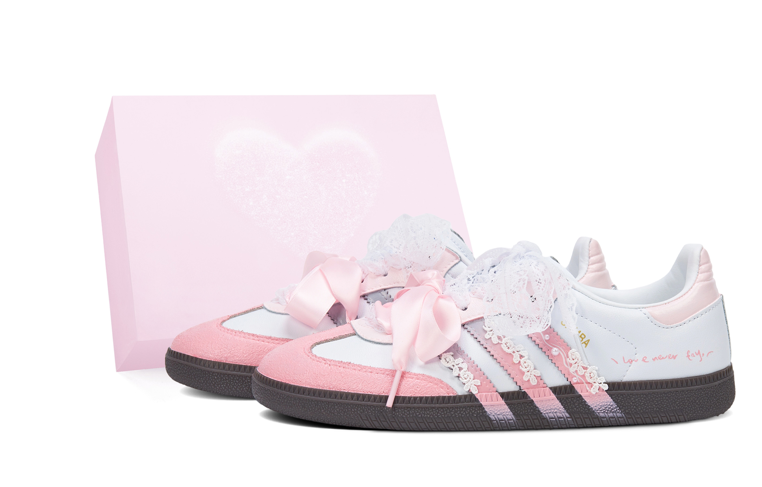 Adidas Originals SAMBA OG Lightweight Low top German Army Trainers Unisex Pink