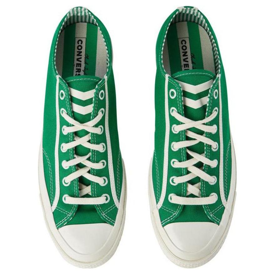 Converse Chuck 70 Anti-Slip Wear-Resistant Low-Top Canvas Shoes Unisex Green