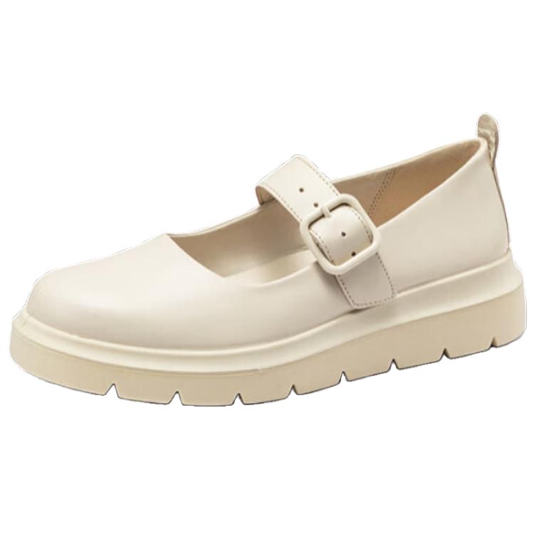 Ecco Platform Mary Jane Shoes 4.5cm Women's White купить в интернет-магазине Yoocart с быстрой доставкой по России.