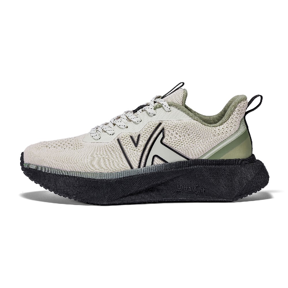 Kappa Wear-Resistant Slip-Resistant Low-Top Running Shoes Unisex Beige Brown