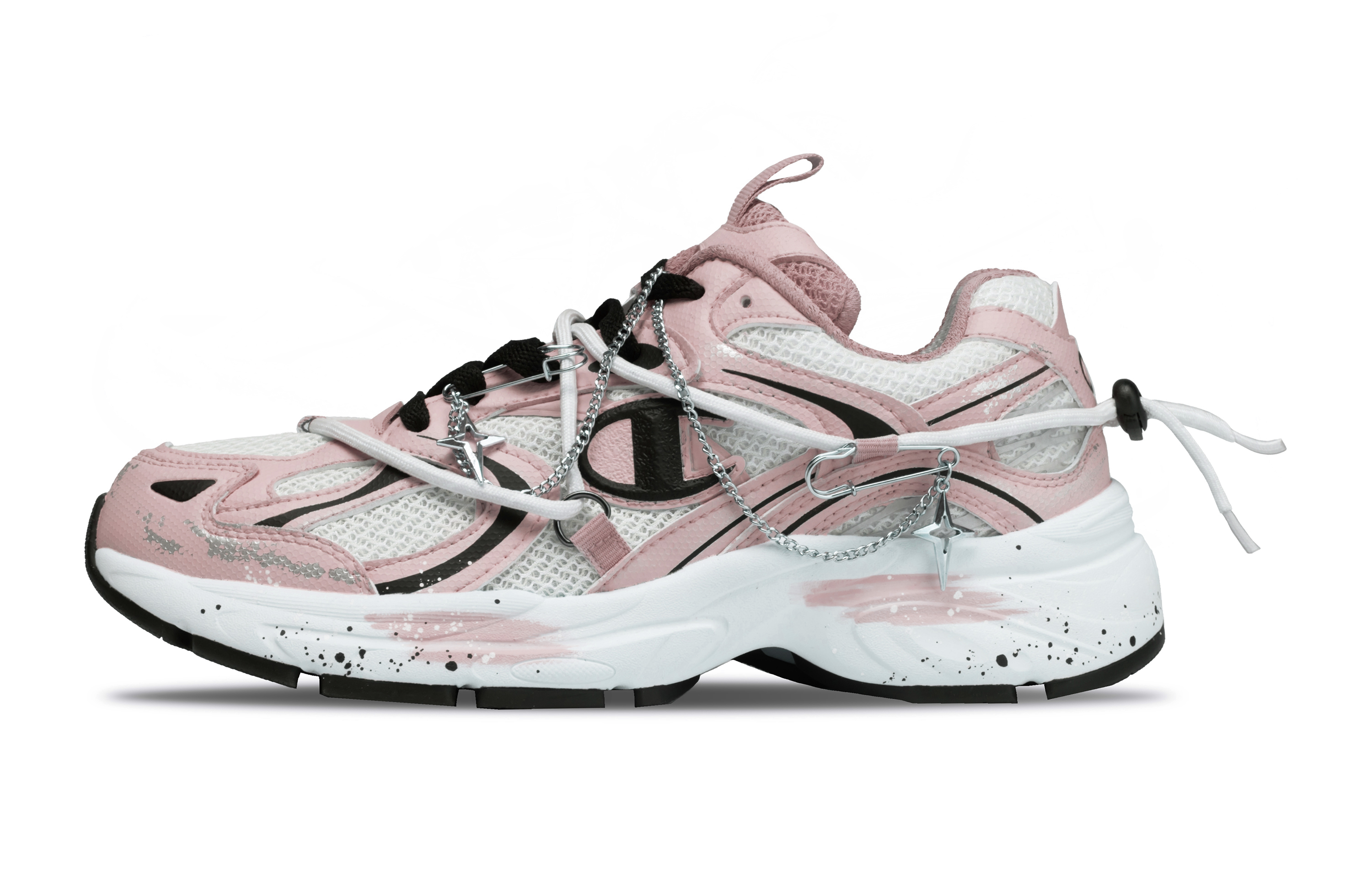 Champion Abrasion Resistant Low top Running Shoes Unisex White Pink купить в интернет-магазине Yoocart с быстрой доставкой по России.