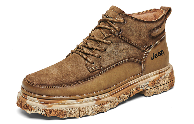 Jeep Outdoor Boots Men's Space Gray купить в интернет-магазине Yoocart с быстрой доставкой по России.
