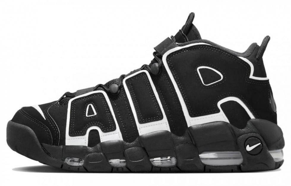 Nike Air More Uptempo 96 Black White 2023