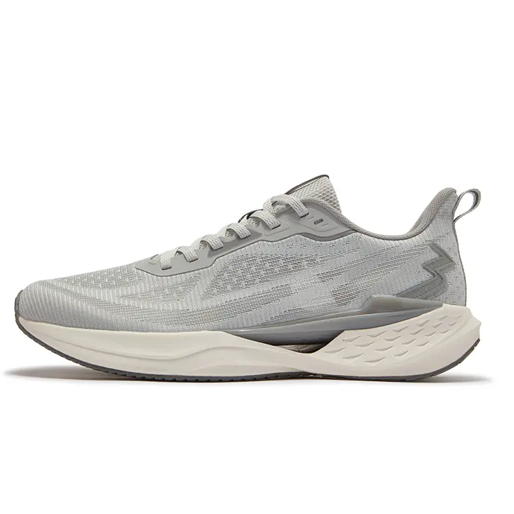 361° Abrasion Resistant Breathable Slip Resistant Low Top Casual Running Shoes Men's Recycling Gray