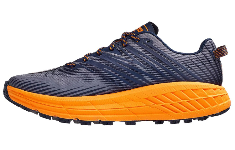 HOKA ONE ONE Speedgoat 4 Black Iris Marigold