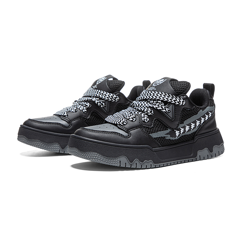 Kappa Back to Back Low top Skateboard Shoes Unisex Black Gray купить в интернет-магазине Yoocart с быстрой доставкой по России.