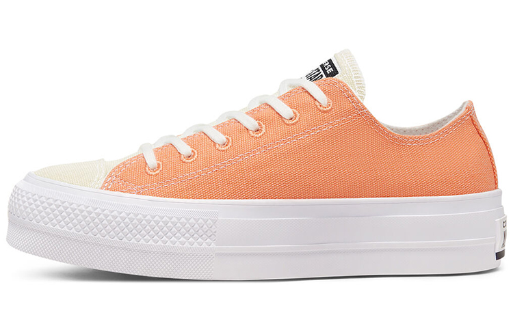 Converse Women's Renew Cotton Chuck Taylor All Star Platform Low 'Fuel Orange' Women's