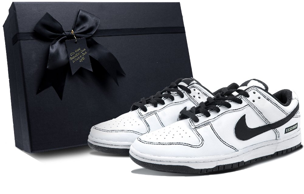 Nike Dunk Slip Resistant, Abrasion Resistant, Lightweight Low Top Skateboard Shoes Women's Black White