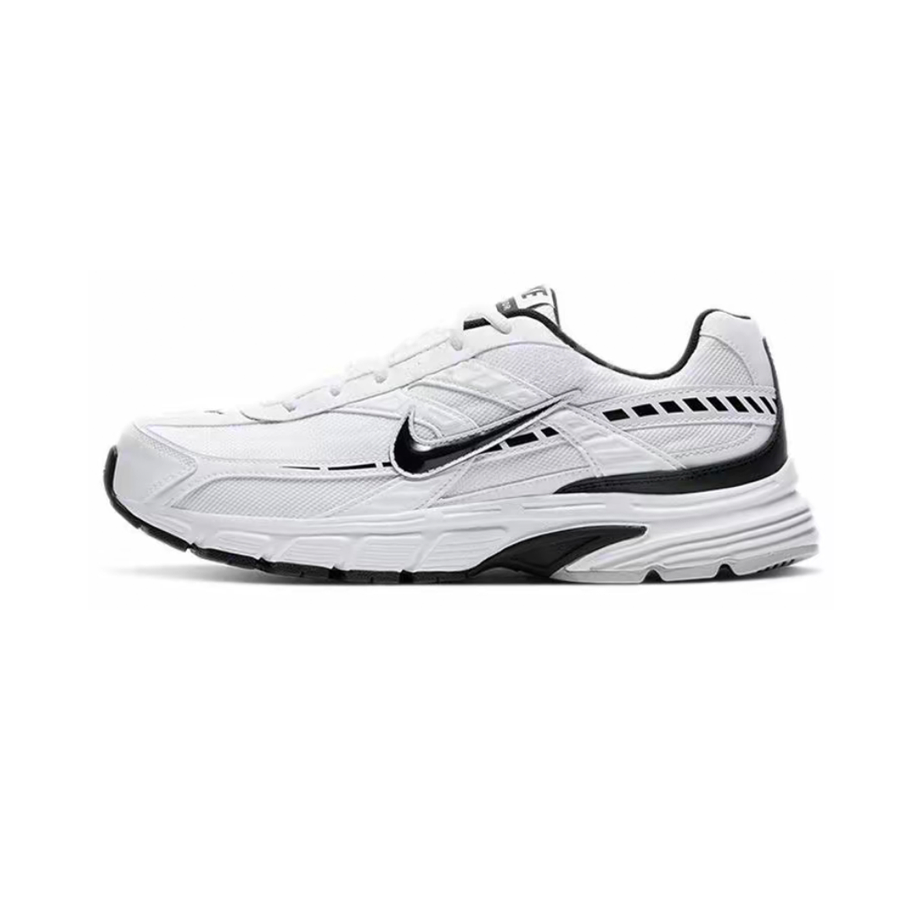 Nike Initiator Cushioning And Abrasion Resistant Coverage Low Top City Commute Running Shoes Men's Black White купить в интернет-магазине Yoocart с быстрой доставкой по России.