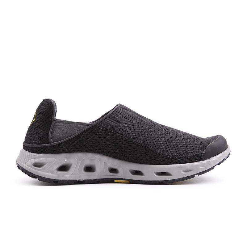Columbia Cushioned Slip-Resistant Breathable Lightweight Low-Top Casual Shoes Men's Black Gray Color