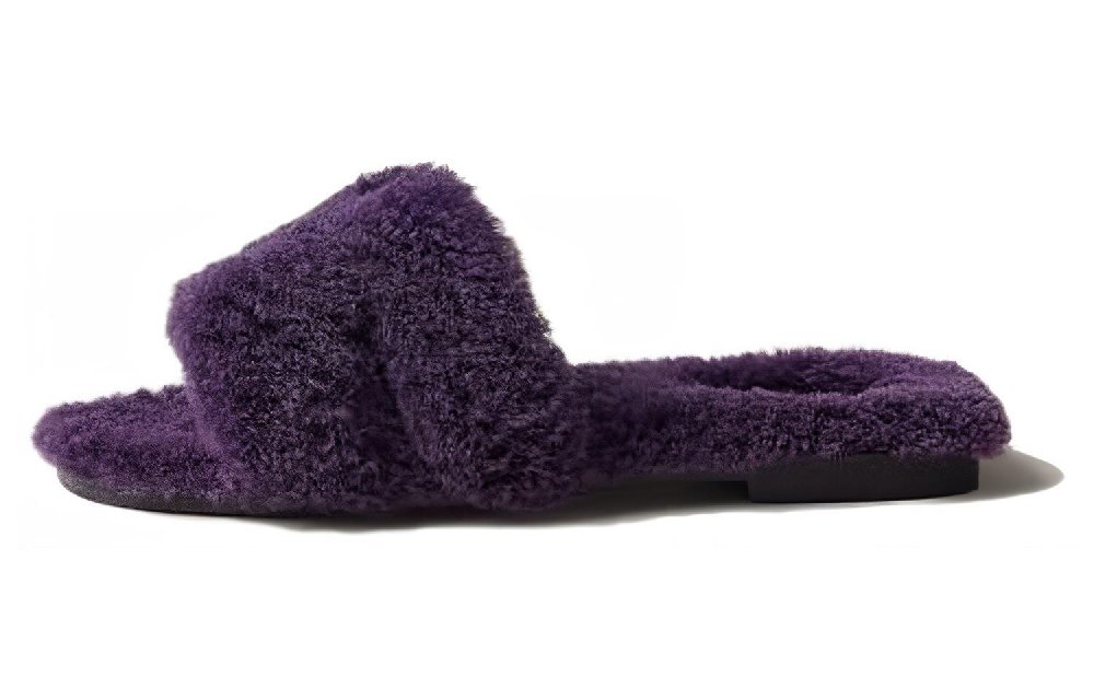 HERMES Oran Slide Slippers Women's Violet