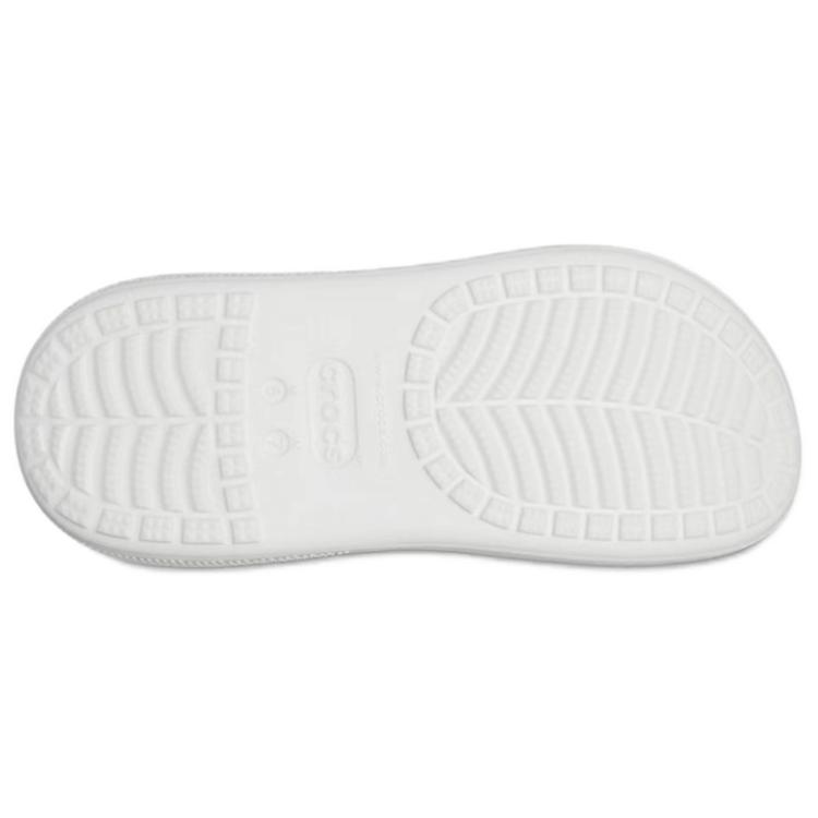 Crocs Classic Clog Baroque Pearl Cream Puff Shoes Unisex White Silver