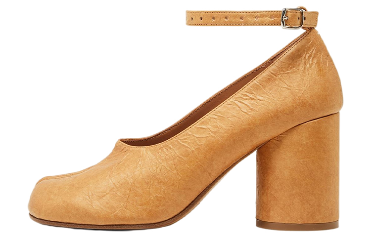 Maison Margiela Tabi Chunky Heel High Heels Women's Yellow