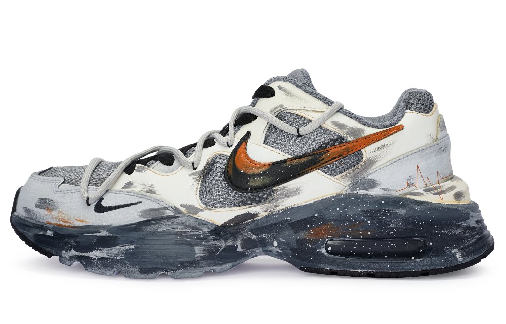 Nike Air Max Fusion Running Shoes Men Low-Top Gray