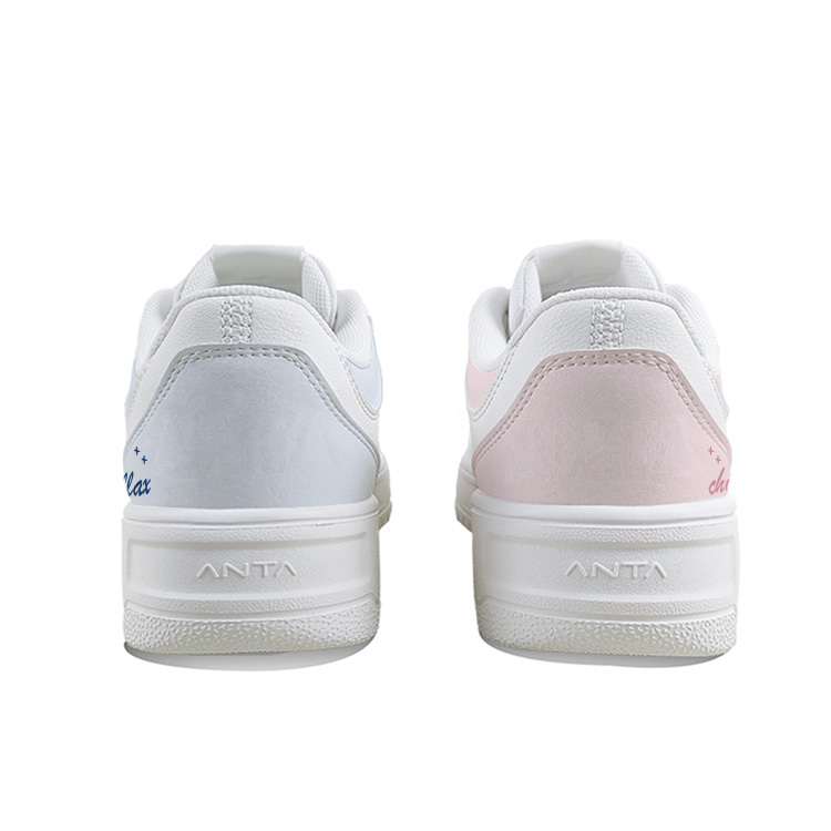 Anta Relaxed Slip Resistant, Abrasion Resistant, Breathable Low Top Skateboard Shoes Unisex Blue Pink Mismatched купить в интернет-магазине Yoocart с быстрой доставкой по России.