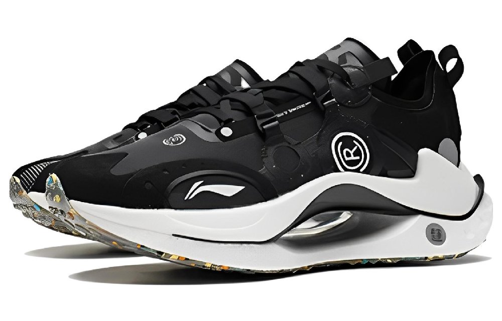 LiNing Jueying CRC Cushioned Anti-Slip Wear-Resistant Breathable Lightweight Low-Top Sports Casual Shoes Women's Black