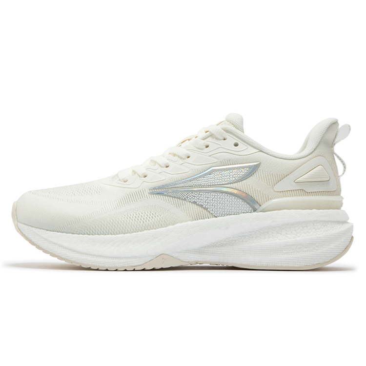 361° Cushioning Anti-Slip And Wear-Resistant Low-Top Running Shoes Women's Feather White