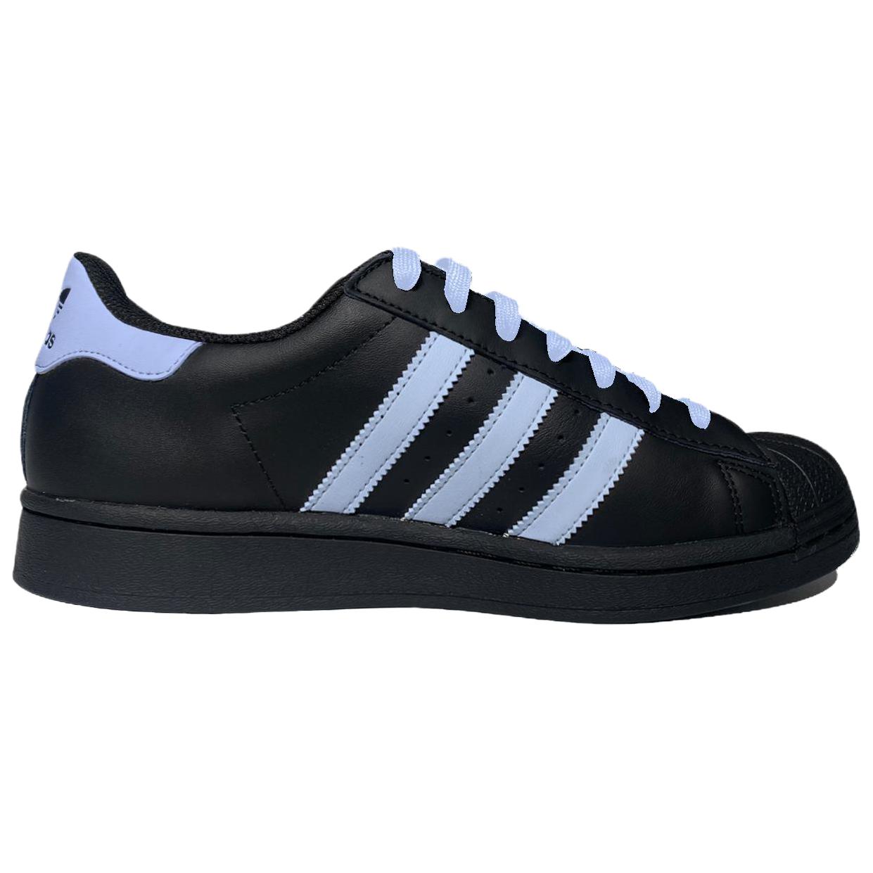 Adidas Originals Superstar Skateboard Shoes Unisex Low Top Black/Blue купить в интернет-магазине Yoocart с быстрой доставкой по России.
