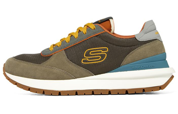 Skechers SUNNY DALE Low Top Casual Shoes Men's Coffee Brown
