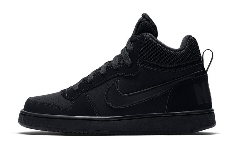 Nike Court Borough Mid 'Triple Black' GS