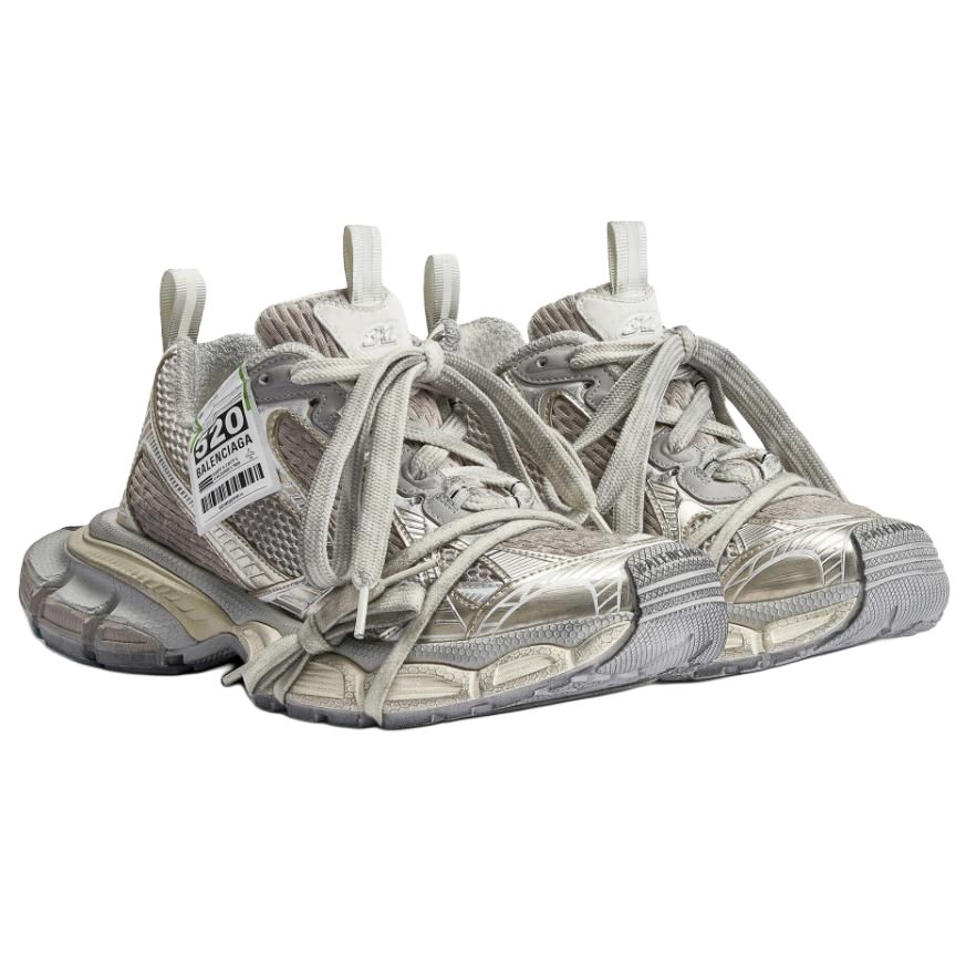 Balenciaga 3XL Low Top Chunky Sneakers Men's Silver купить в интернет-магазине Yoocart с быстрой доставкой по России.