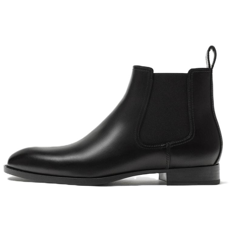 ZARA Short Chelsea Boots Men's Black