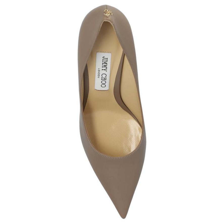 Jimmy Choo Love' Slim Heel High Heels 9cm Women's Beige