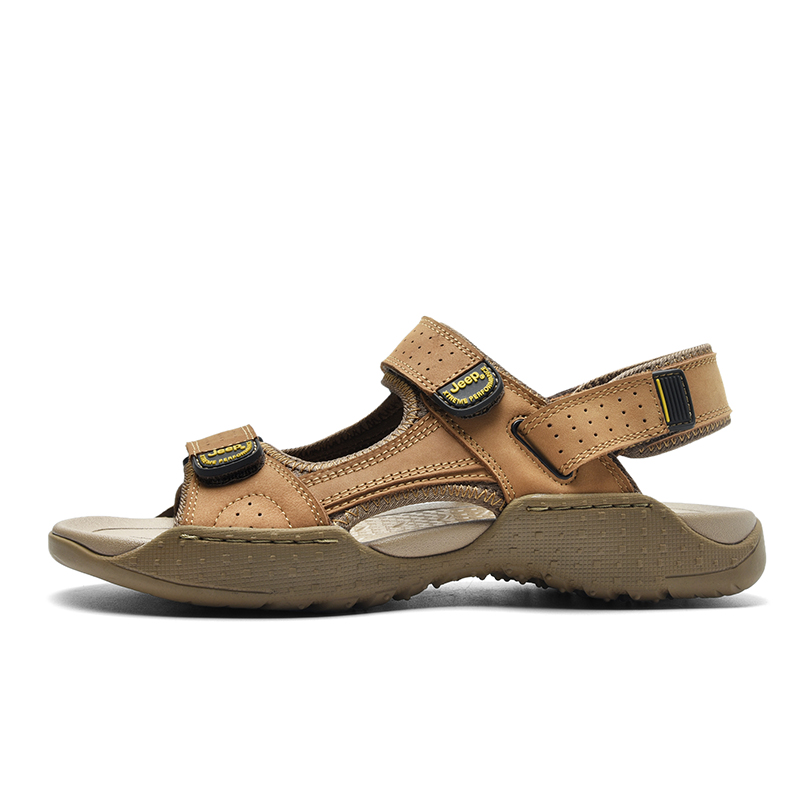 Jeep Beach Sandals Men Brown