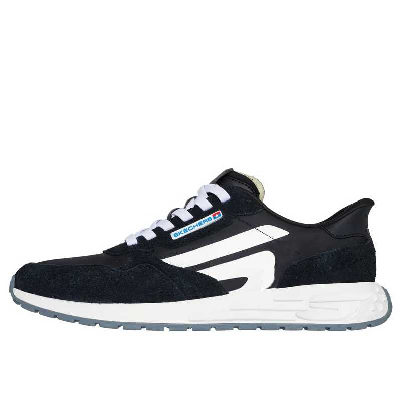 Skechers Slip ins Low Top Running Shoes Men's Black