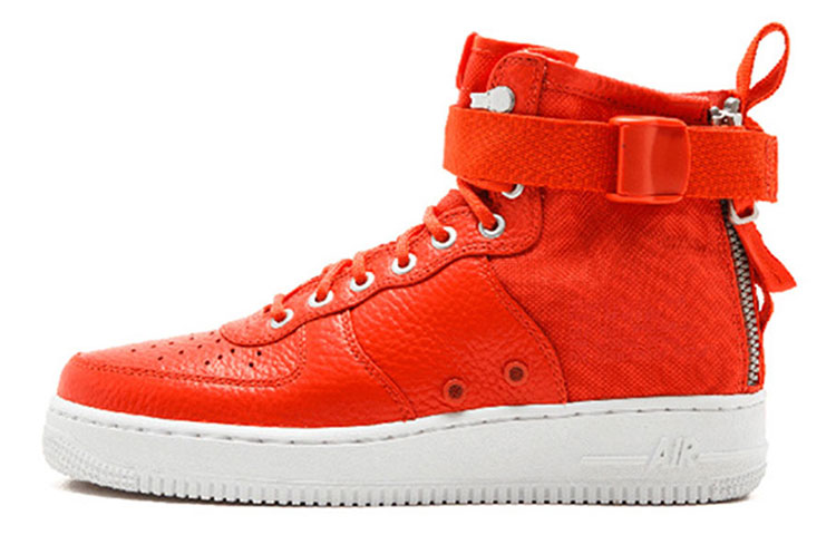 Nike Sf Air Force 1 Mid Team Orange
