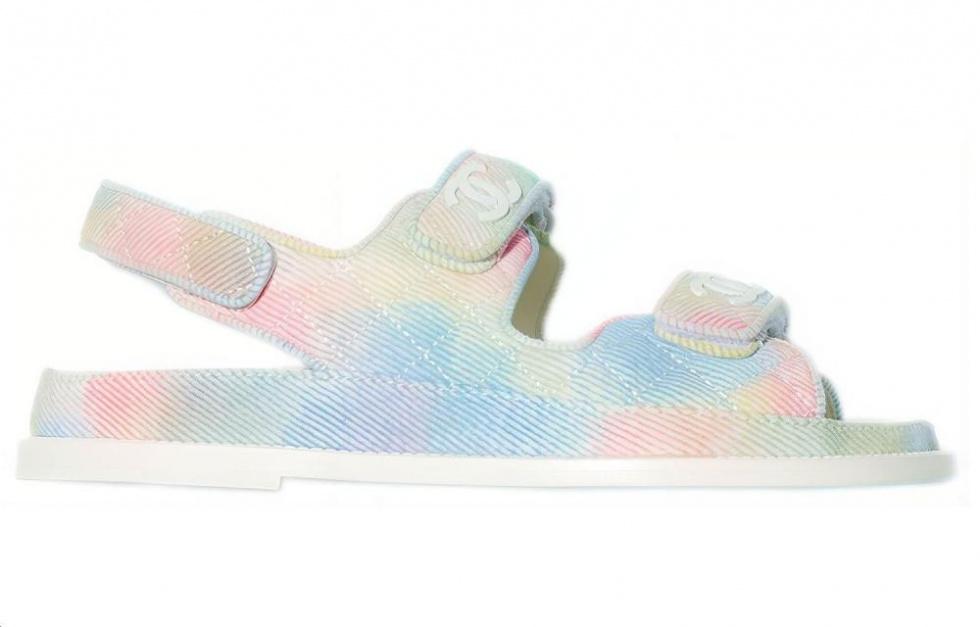 CHANEL Strap Sandals Women's Pink Blue купить в интернет-магазине Yoocart с быстрой доставкой по России.