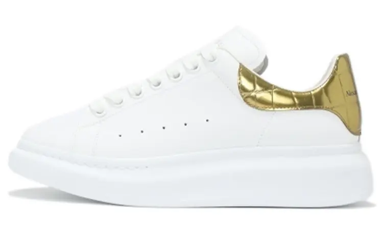 Alexander McQueen Oversized Sneaker 'Gold Crocodile'