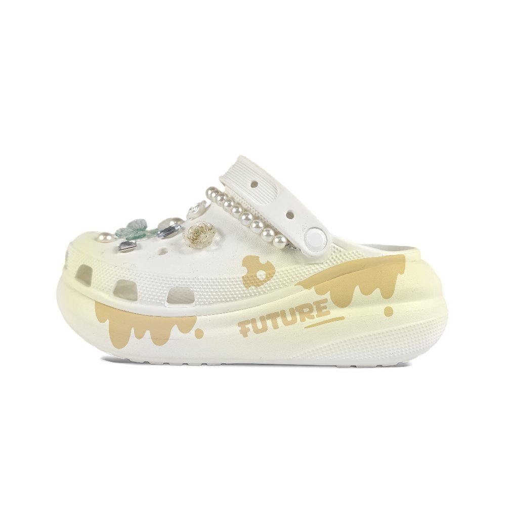 Crocs Crush Clog Clogs Unisex White