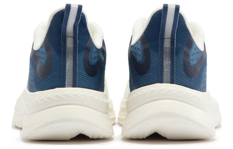 361° Anti-Slip And Wear-Resistant Breathable Low-Top Running Shoes Men's White Blue