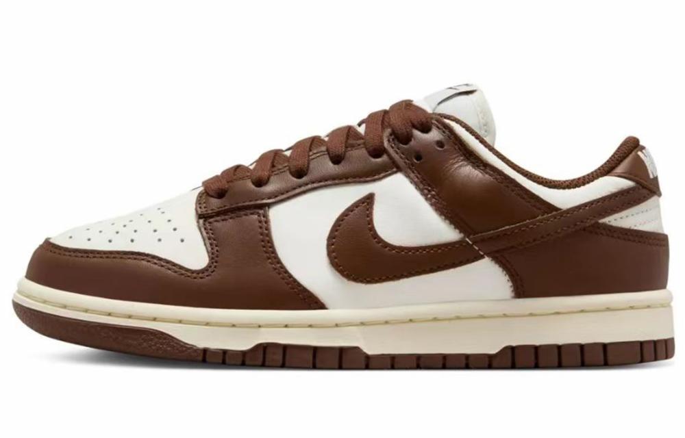 Nike Dunk Low Low-Top Skateboard Shoes Women's Pink Brown White купить в интернет-магазине Yoocart с быстрой доставкой по России.