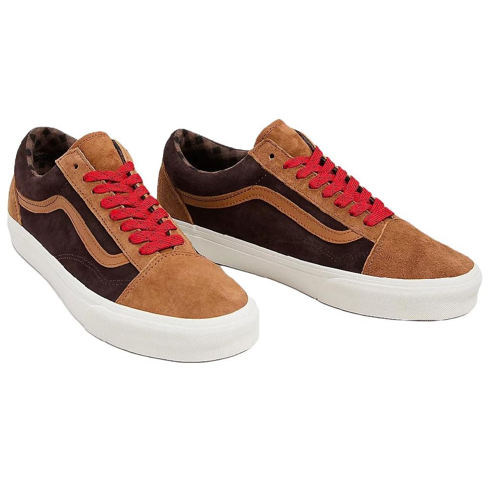 Vans Old Skool Collection Low Top Skateboard Shoes Men's Tan