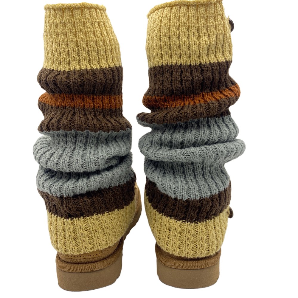 UGG CLASSIC ULTRA MINI Towel Bear Warm Slip-Resistant Snow Boots Women's Chestnut Brown